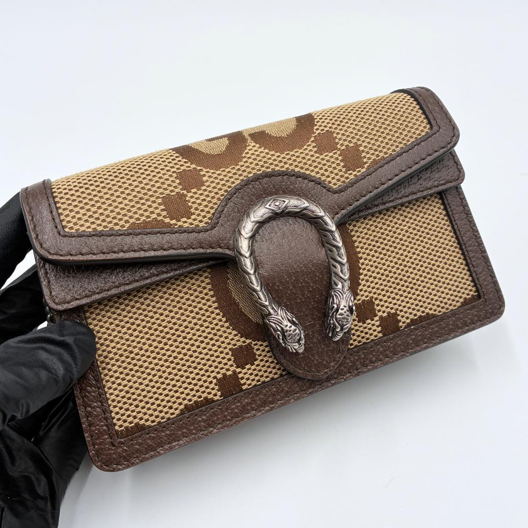 【新品】GUCCI ディオニュソス ジャンボGG チェーン ミニショルダーバッグ