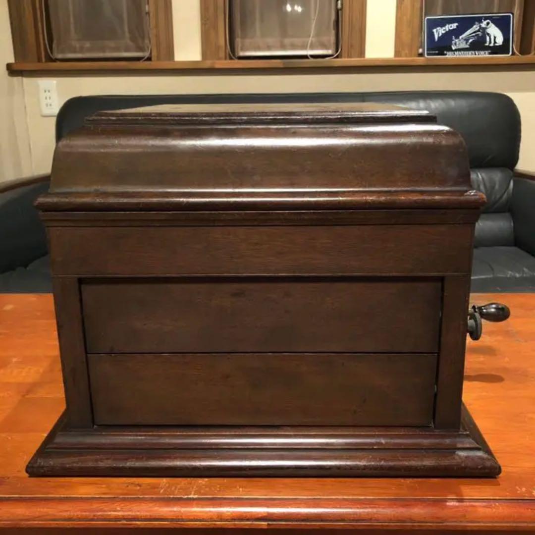 ♫ 卓上機種最高峰 蓄音機 完動品 ♫ syIGT-m43486115319 完全OH済 コロンビア No.115B 人気大得価