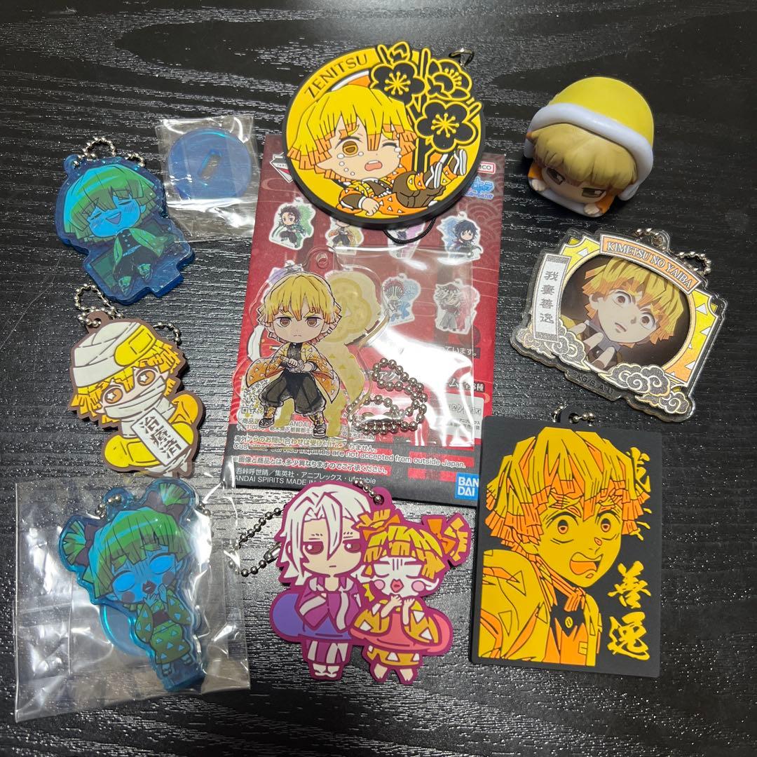 鬼滅の刃 我妻善逸 アクスタ キーホルダー など28点セット