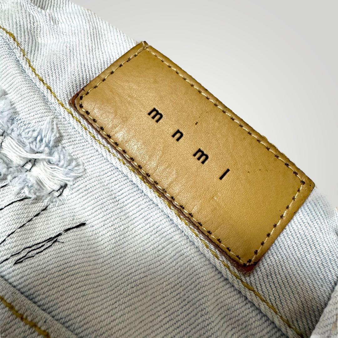 254 mnml クラッシュリペア ハードダメージリペアデニム 30