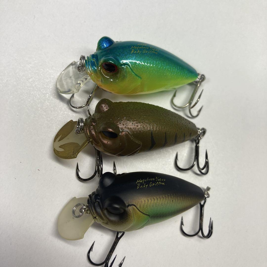 【美品】Megabass グリフォン系2タイプ 6個