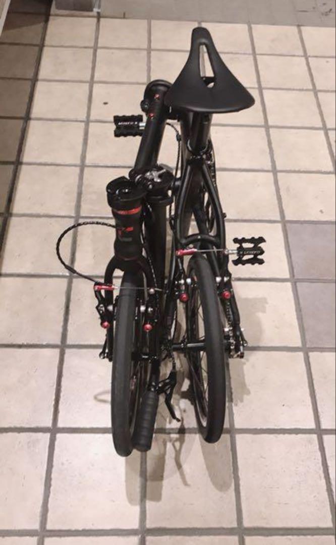 折りたたみ自転車16インチ　超軽量カスタム
