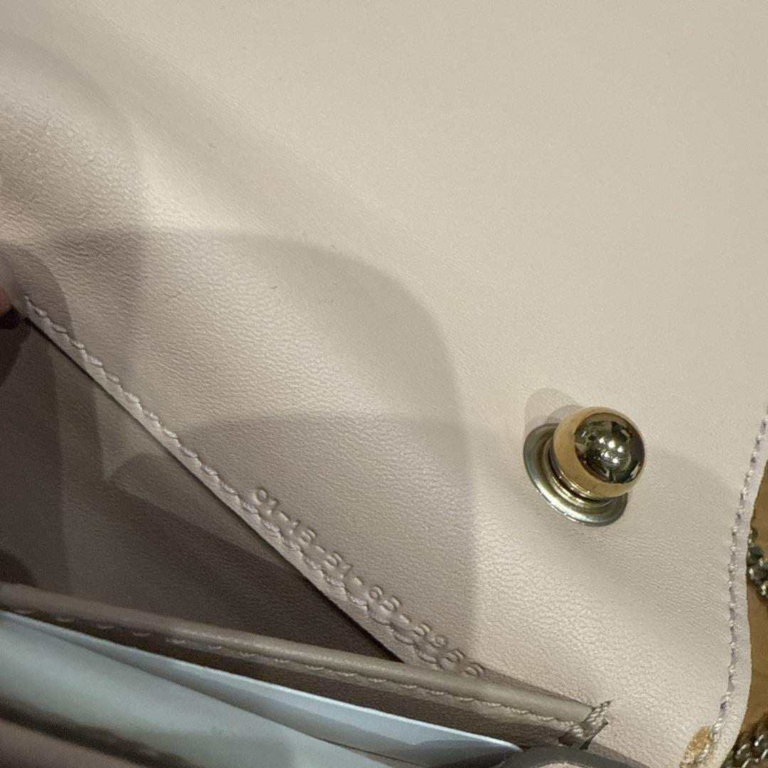 【ゆぅ】Chloé ピンクレザー クラッチバッグ