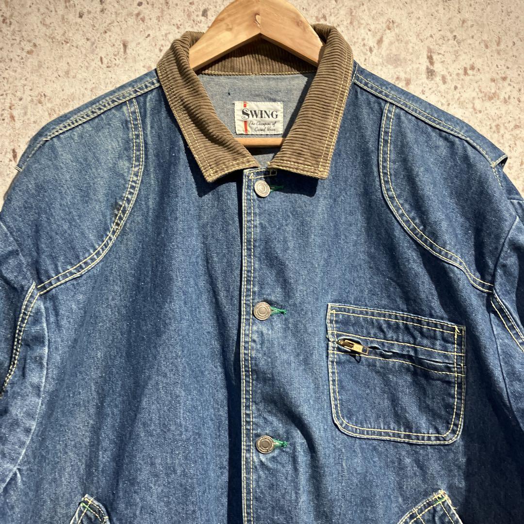90s 00s インド製 デニム カバーオール 3XL 90s 00s インド製 デニム カバーオール 3XL