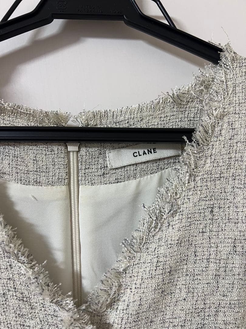 CLANE TWEED FRINGE ALL IN ONE