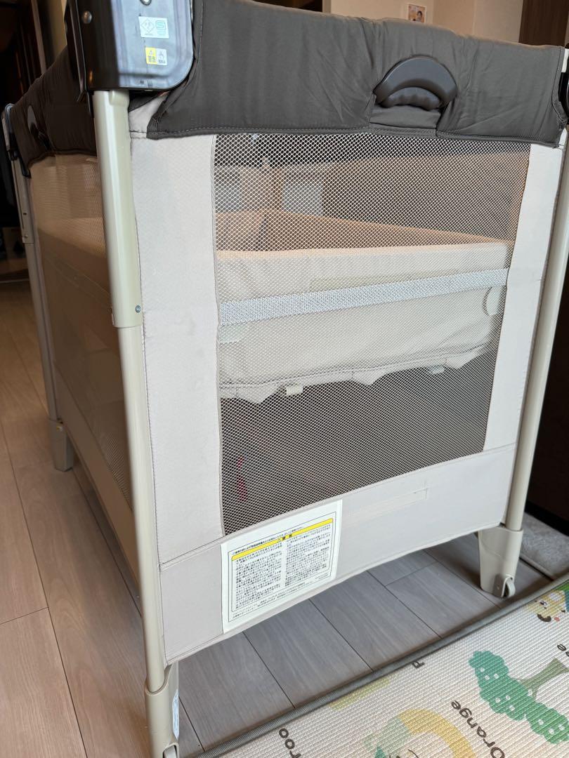 ★美品・動作良好★ aprica アップリカ ココネル 折り畳みベビーベッド