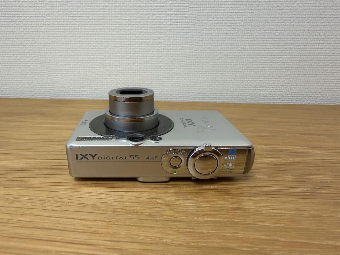 Canon IXY DIGITAL 55 シルバー　コンデジ　デジカメ　イクシー Canon キヤノン IXY DIGITAL 55 シルバー コンデジ デジカメ