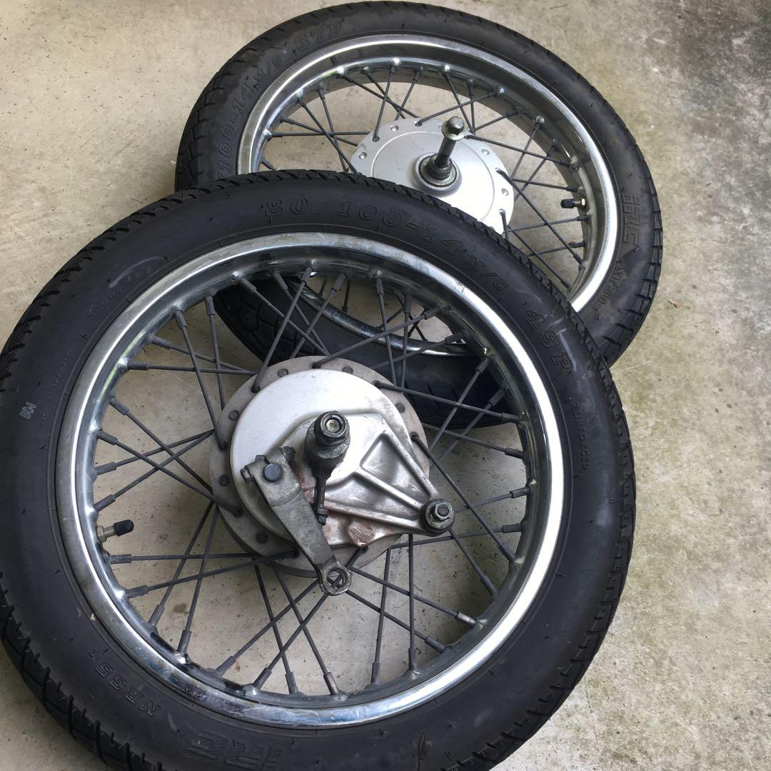 スーパーるカブ110 ホイールセット - メルカリ