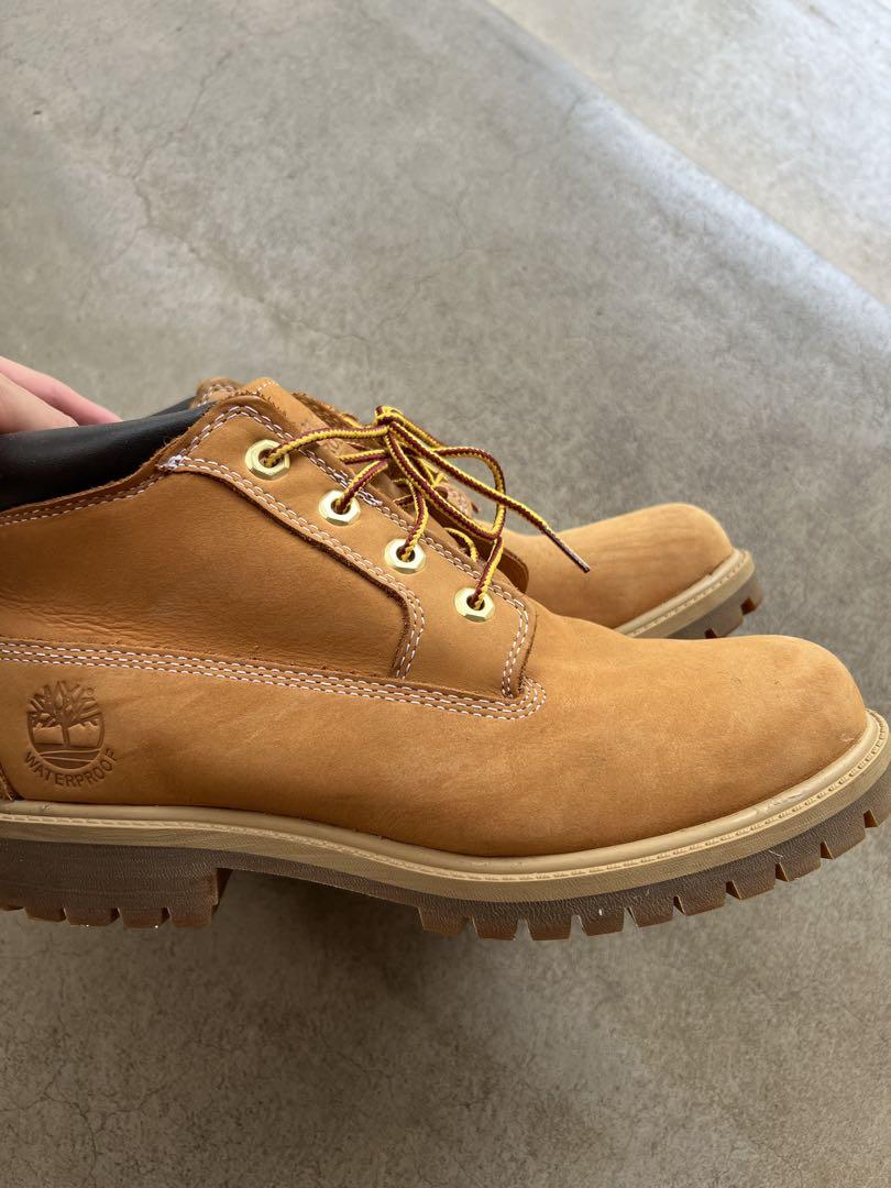 Timberland 防水ワークブーツ ベージュ - メルカリ