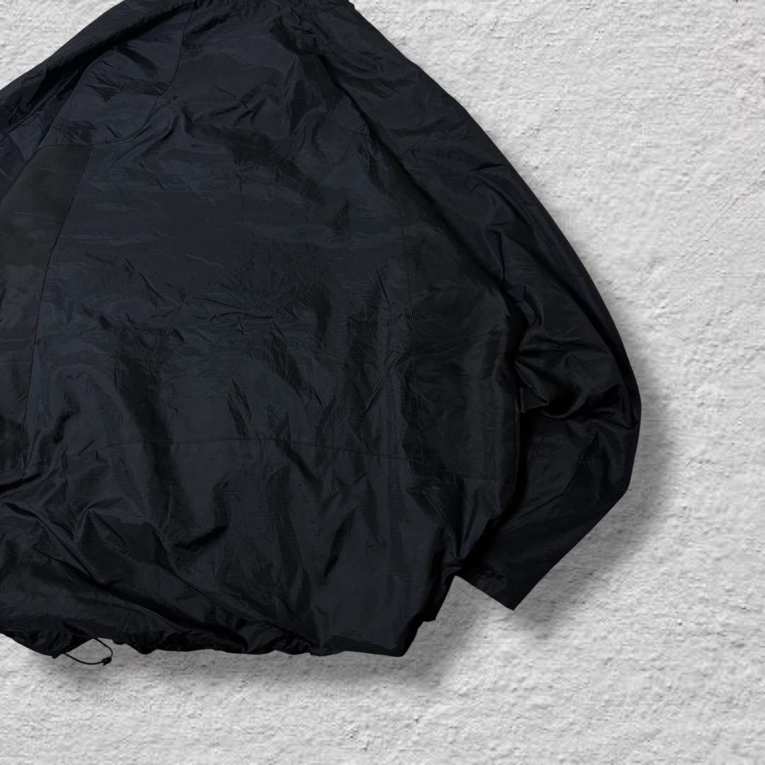 vintageオールドネイビーマウンテンパーカー90sブラックリップストックL