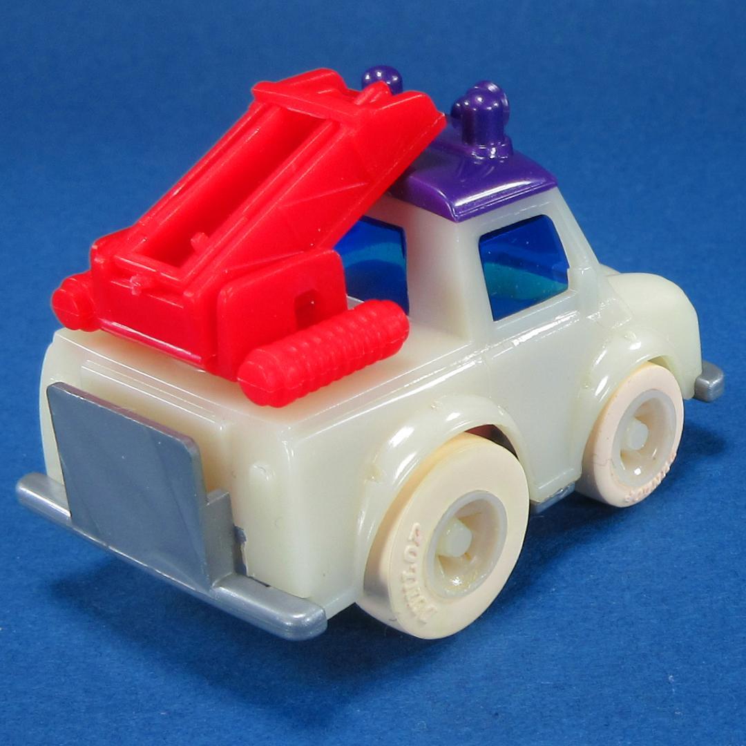 珍品 チョロQ A-31 MINI TYPE Ⅱ 乳白色 消防車 ミニクーパー