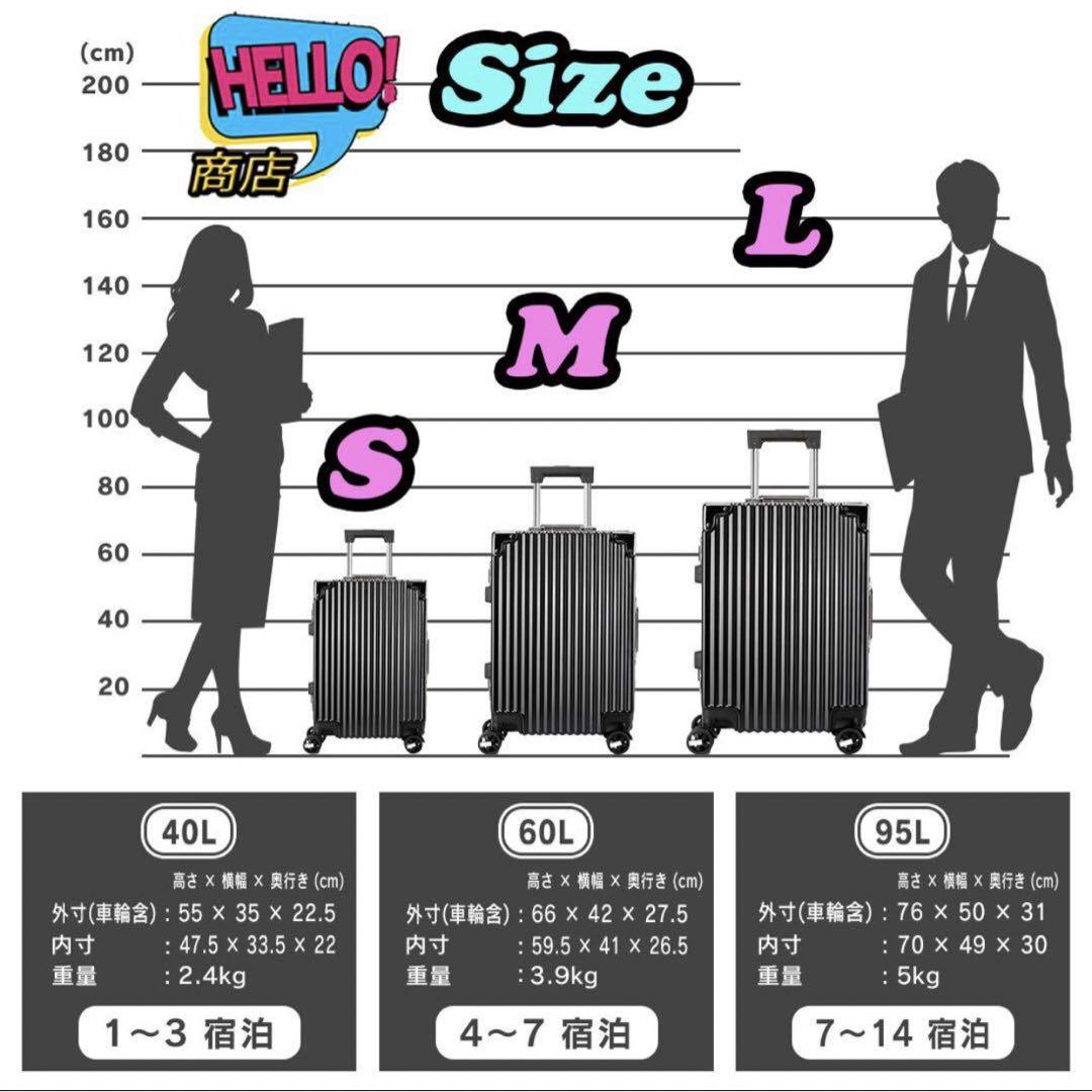 スーツケース　キャリーケース　機内持込　TSA 20L サイズS