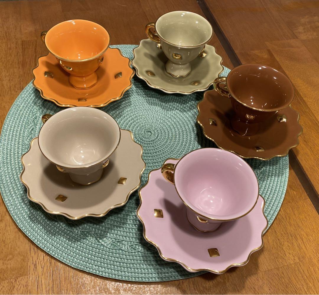 イギリスで購入ヨーロッパ製コーヒーカップソーサー