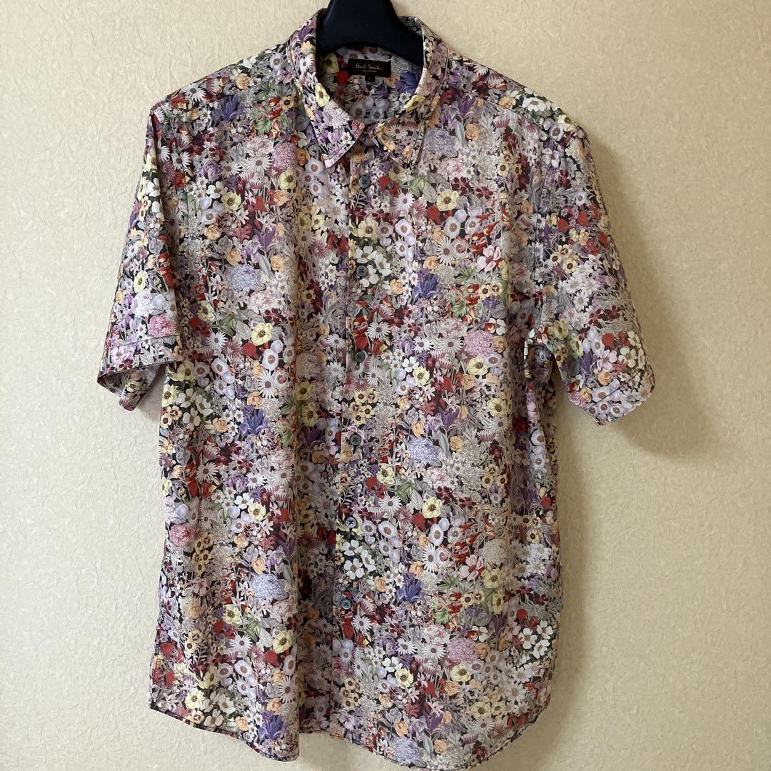 Paul Smith 花柄 半袖シャツ Lサイズ