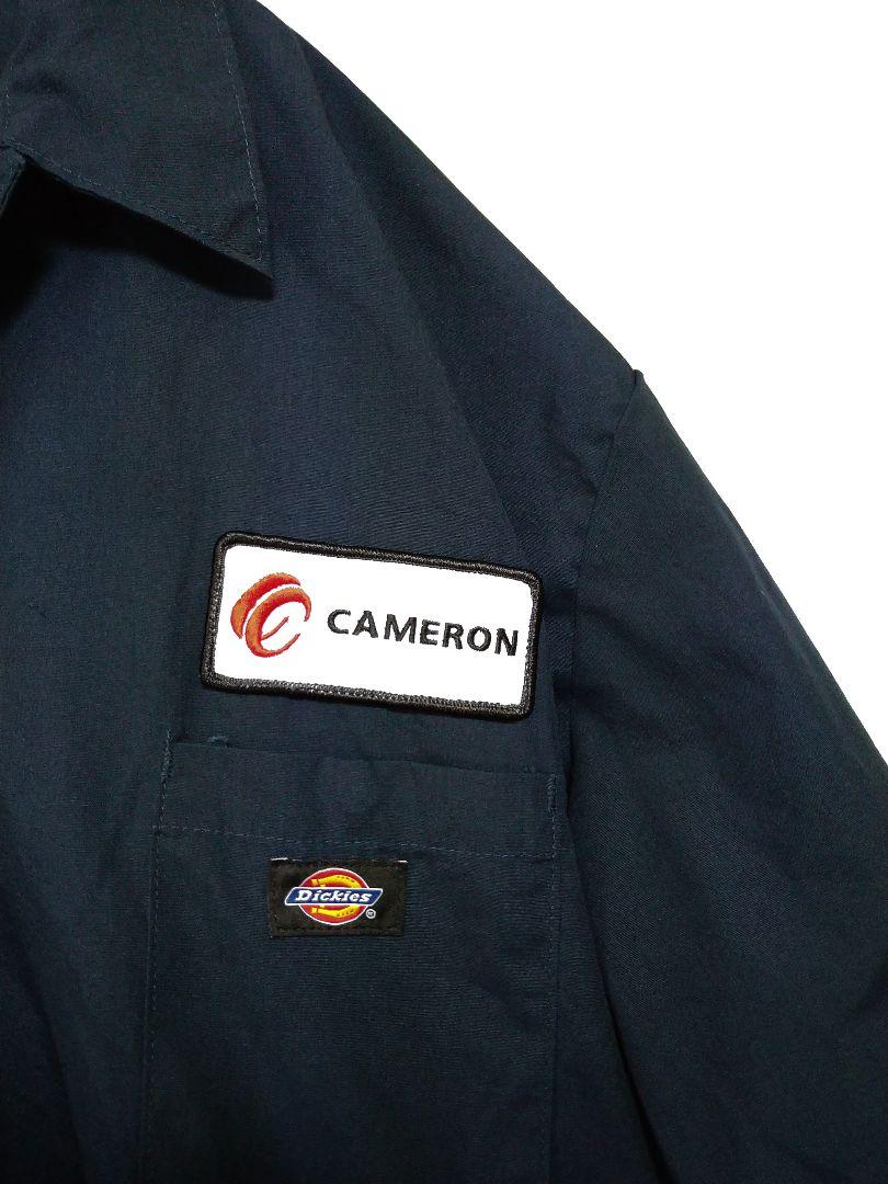 2XL XXL Dickies ディッキーズ ワッペン多数 ビッグ 半袖 ツナギ