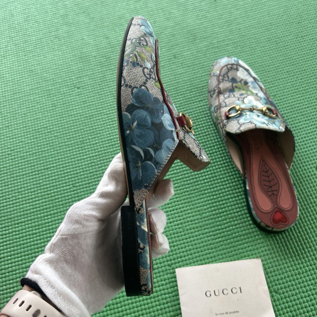 GUCCI レザー スリッパ 8402 中古大幅値下　グッチ　サンダル　ヒール無