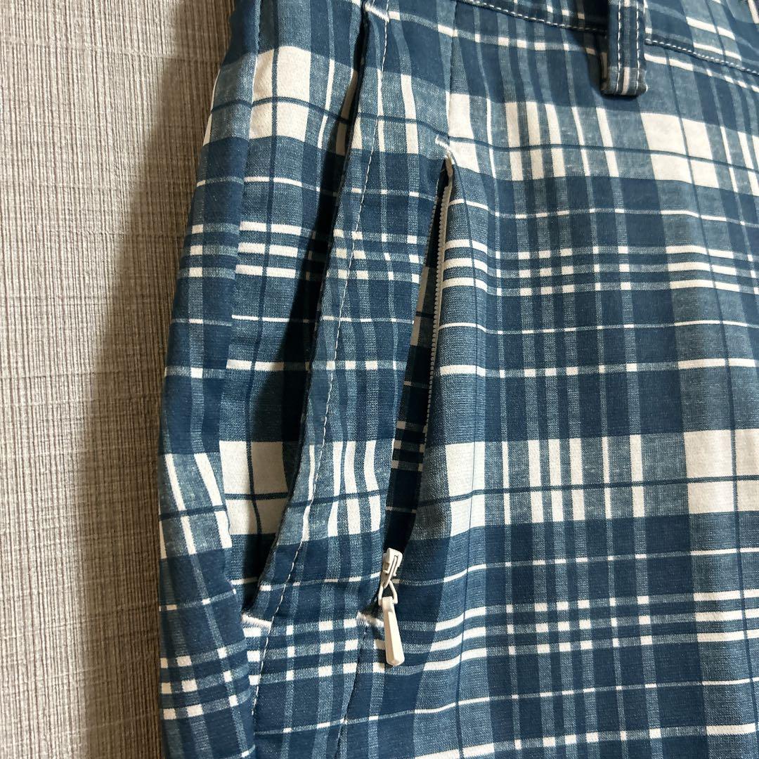 BEAMS GOLF チェック柄パンツ 42サイズ - メルカリ