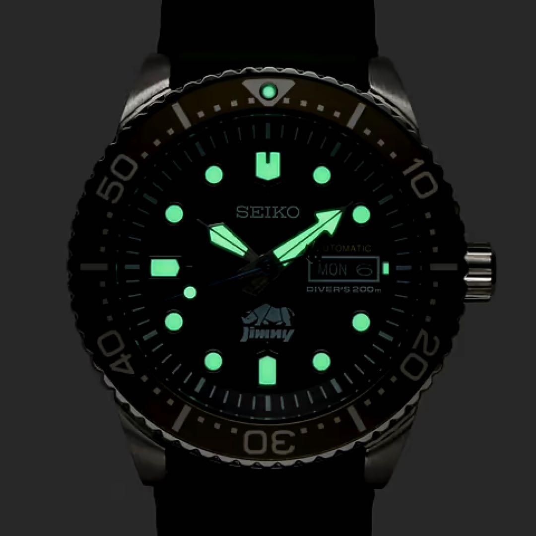 ジムニー×セイコー SEIKO  コラボレーション ダイバーウォッチ  緑