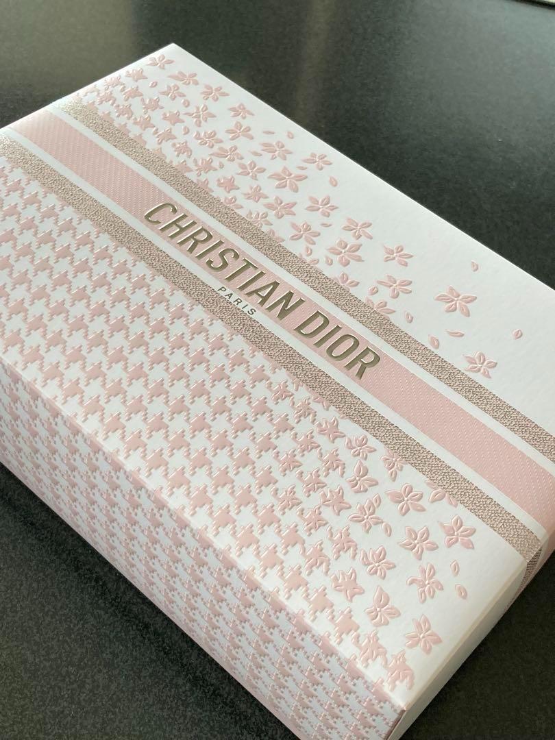 Dior♥ル ボーム (限定)ピンク千鳥格子クラッチ ラッピング付 Dior♥ル ボーム (限定品)ピンク千鳥格子クラッチ ラッピング