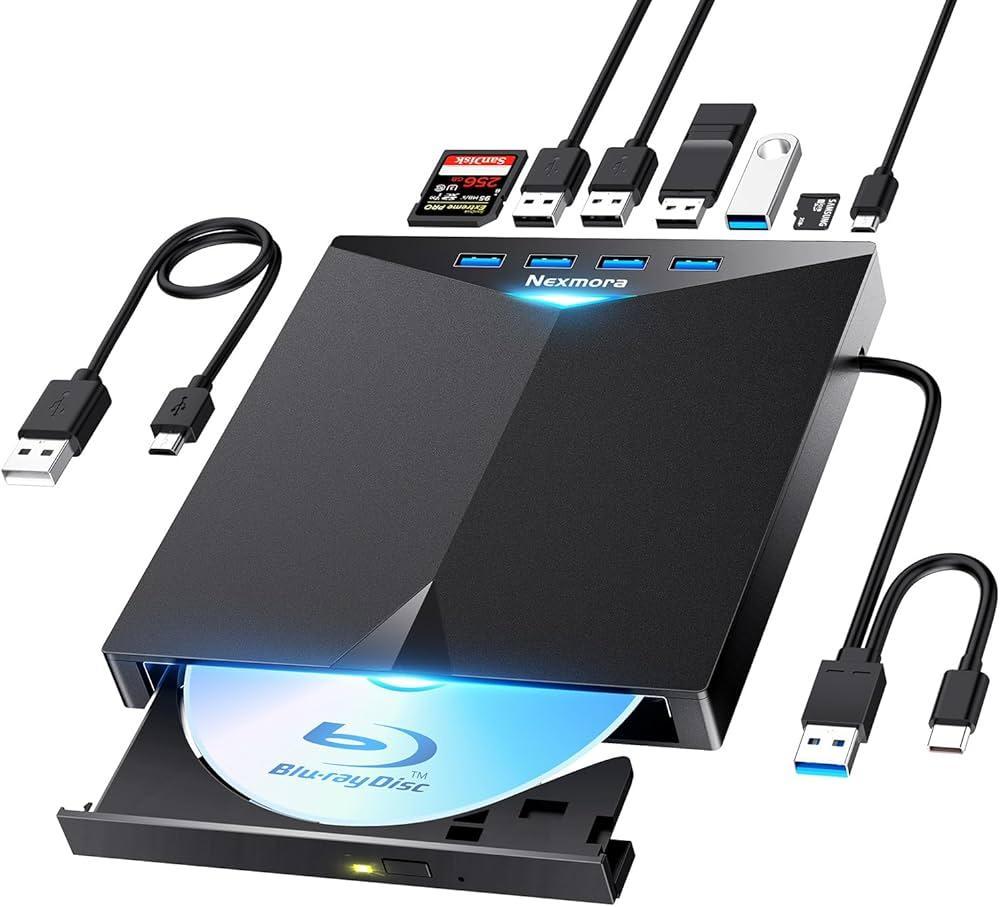 Nexmora 外付けブルーレイディスクドライブプレーヤーBlu-ray 新品 Nexmora ブルーレイドライブ 外付け USB3.0＆Type-C - メルカリ