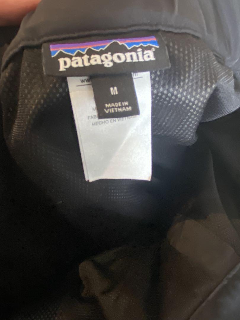 patagonia ナイロンパンツ スキーウェア Y2K M 黒色あせ 幅広め