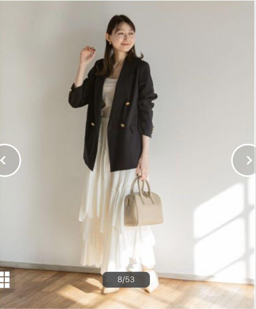専用【新品】Noble　麻ストレッチダブルジャケット