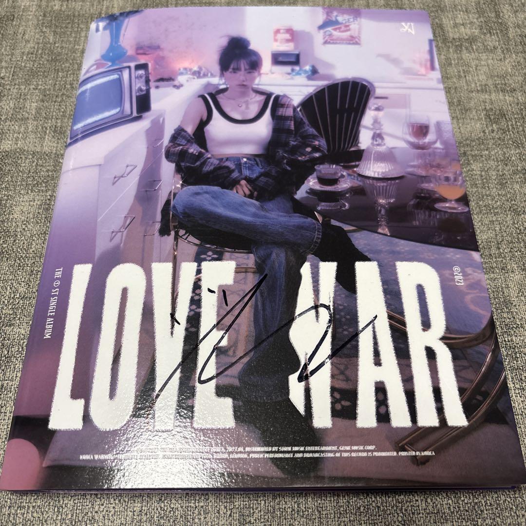 【あすつく】 WAR LOVE YENA イェナ 直筆サイン入り メルカリ - アルバム K-POP・アジア
