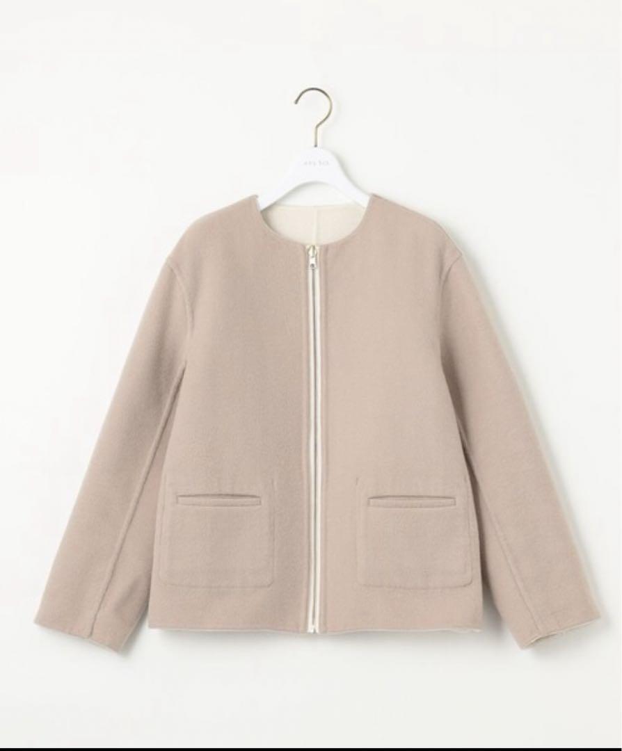 新品タグ付き　anysis ノーカラー　リバーコート