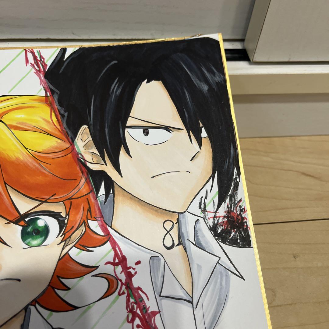 約束のネバーランド　色紙　絵画