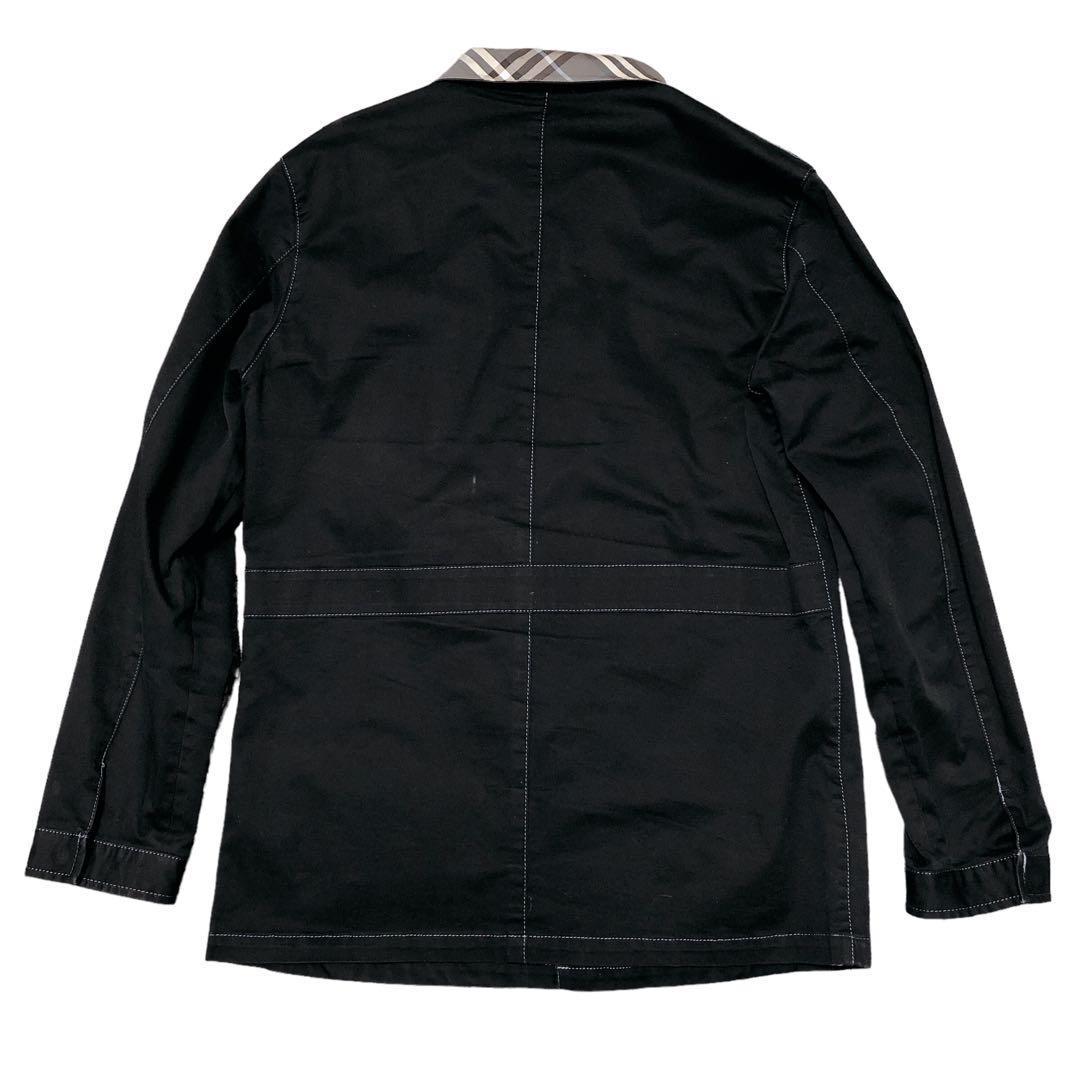 2022新作BURBERRY BLACK LABEL ブラック ジップジャケット サイズM
