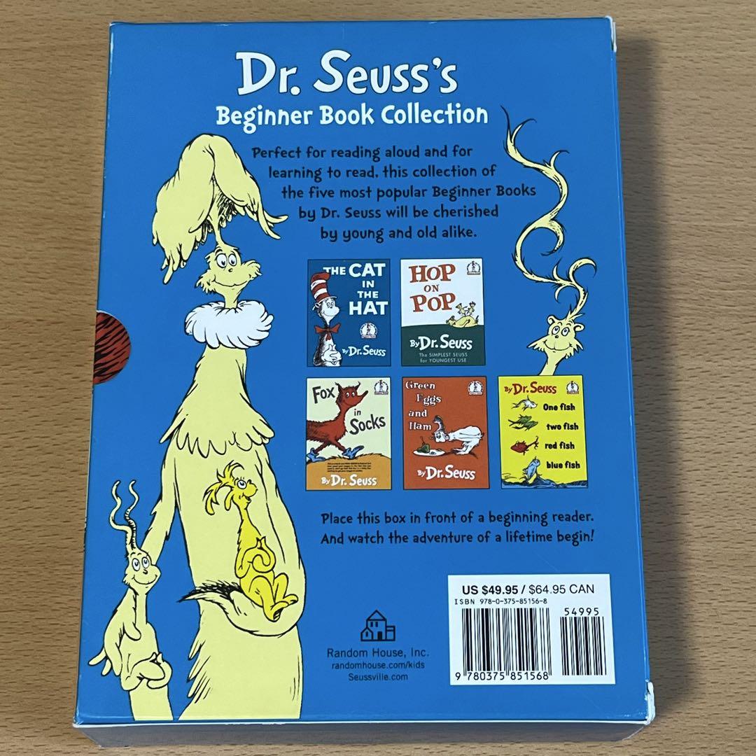Dr.Seussの英語絵本5冊まとめ売り Dr. Seussの英語絵本5冊セット（ケース入り） - メルカリ