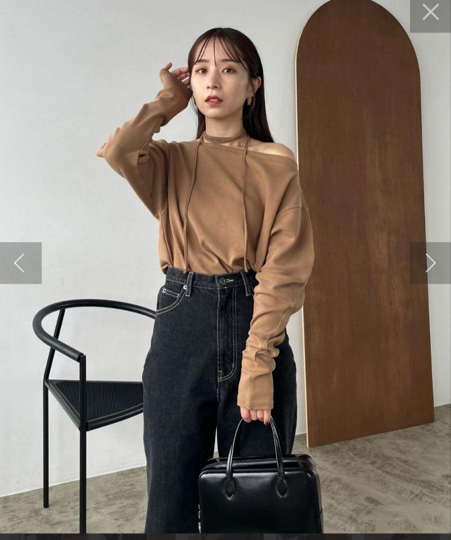 CAPRICIEUX LE'MAGE shio企画 チョーカーボートネックロンＴ