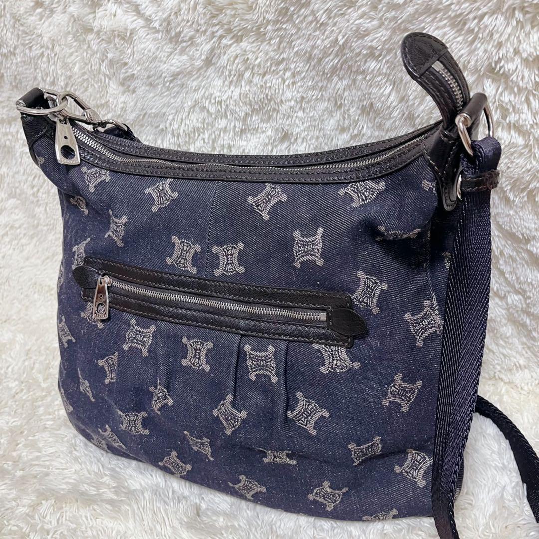 【美品】セリーヌ デニム ショルダーバッグ パリマカダム レザー キャンバス 楽天市場】CELINE セリーヌ パリマカダム ショルダーバッグ ワン