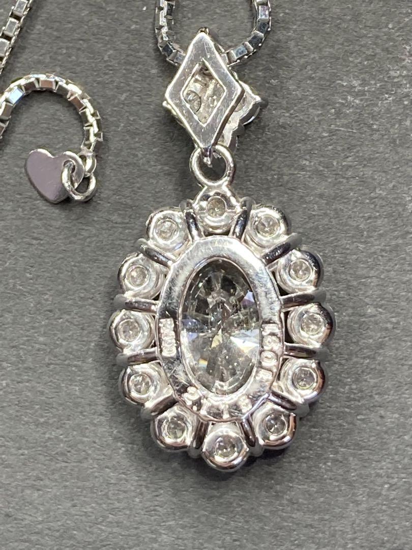 ダイヤモンド　ネックレス　プラチナ　45cm　鑑定書　計3.209ct