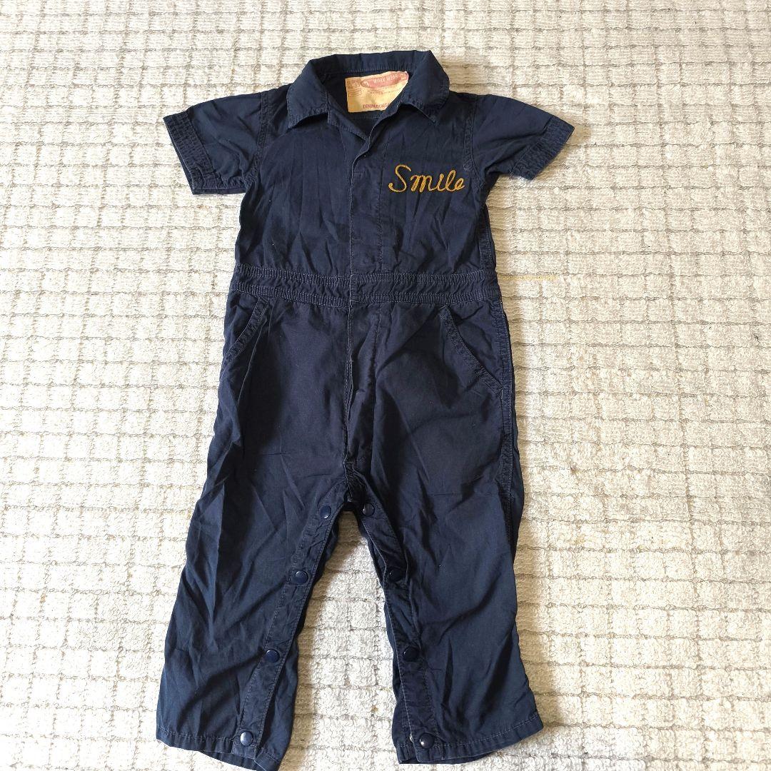 DENIM DUNGAREE つなぎ ワーク おしゃれロンパース アメカジ