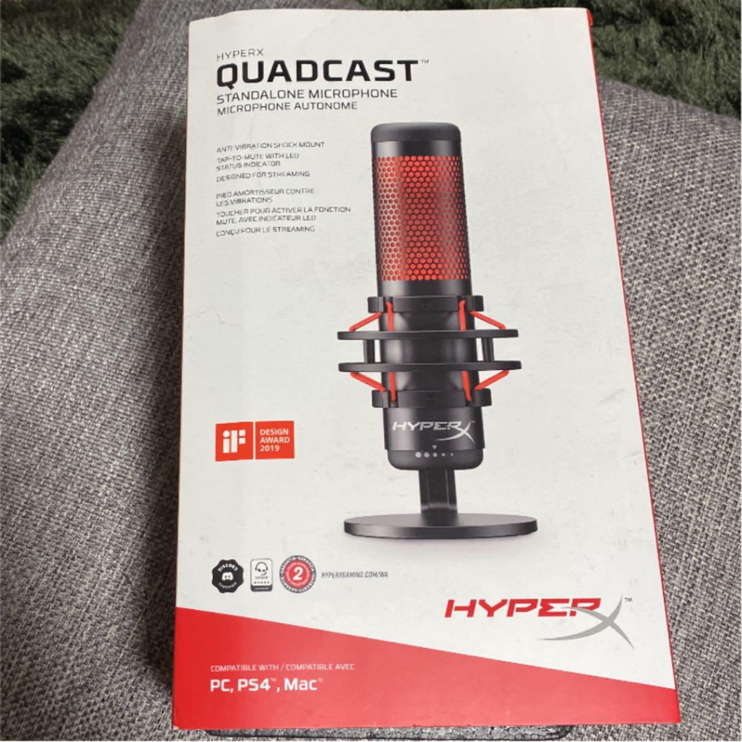 HyperX QUADCAST マイクスタンド付き HyperX QUADCAST マイクスタンド付き