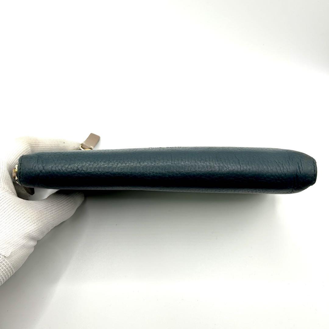 paul smith ポールスミス ラウンドジップ 長財布 レザー シボ革