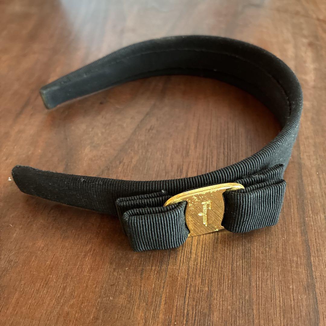 【匿名配送】美品　フェラガモ　カチューシャ Salvatore Ferragamo フェラガモ FERRAGAMO カチューシャ