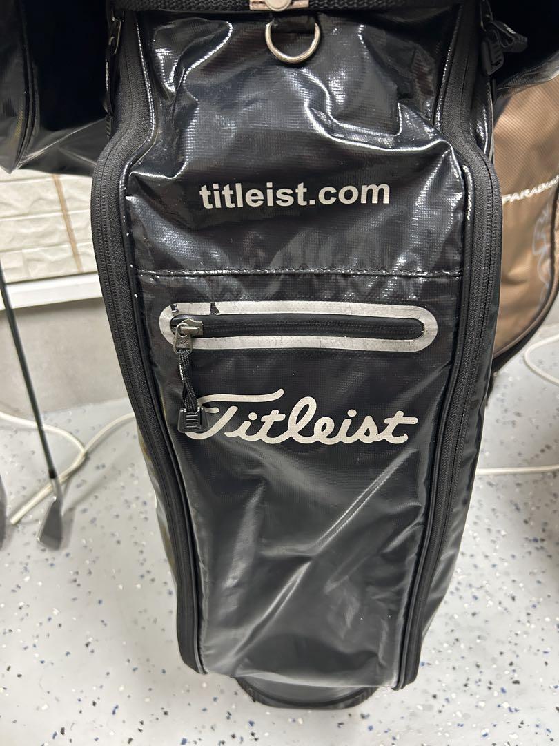 Titleist ゴルフバッグ 防水 黒