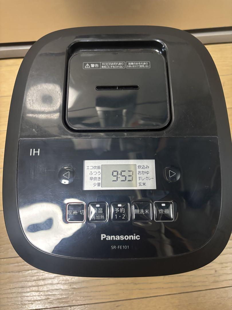 Panasonic　IHジャー 炊飯器 　SR-FE101 　22年製 概要 IHジャー炊飯器 SR-FE101 | 炊飯器 | Panasonic
