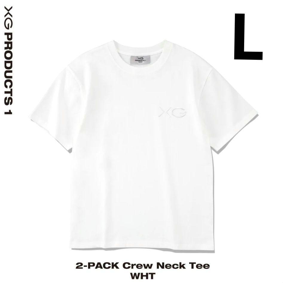 XG　Tシャツ　ホワイト　Crew Neck Tee　L　グッズ
