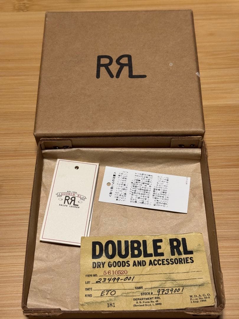【週末限定値下げ】RRL ブラウン 三つ折り財布