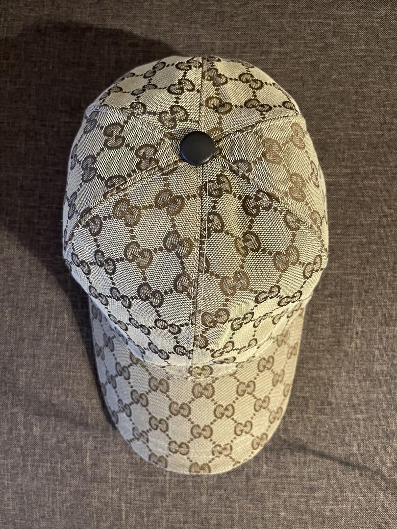 GUCCI オリジナルGGキャンバス ベースボールキャップ