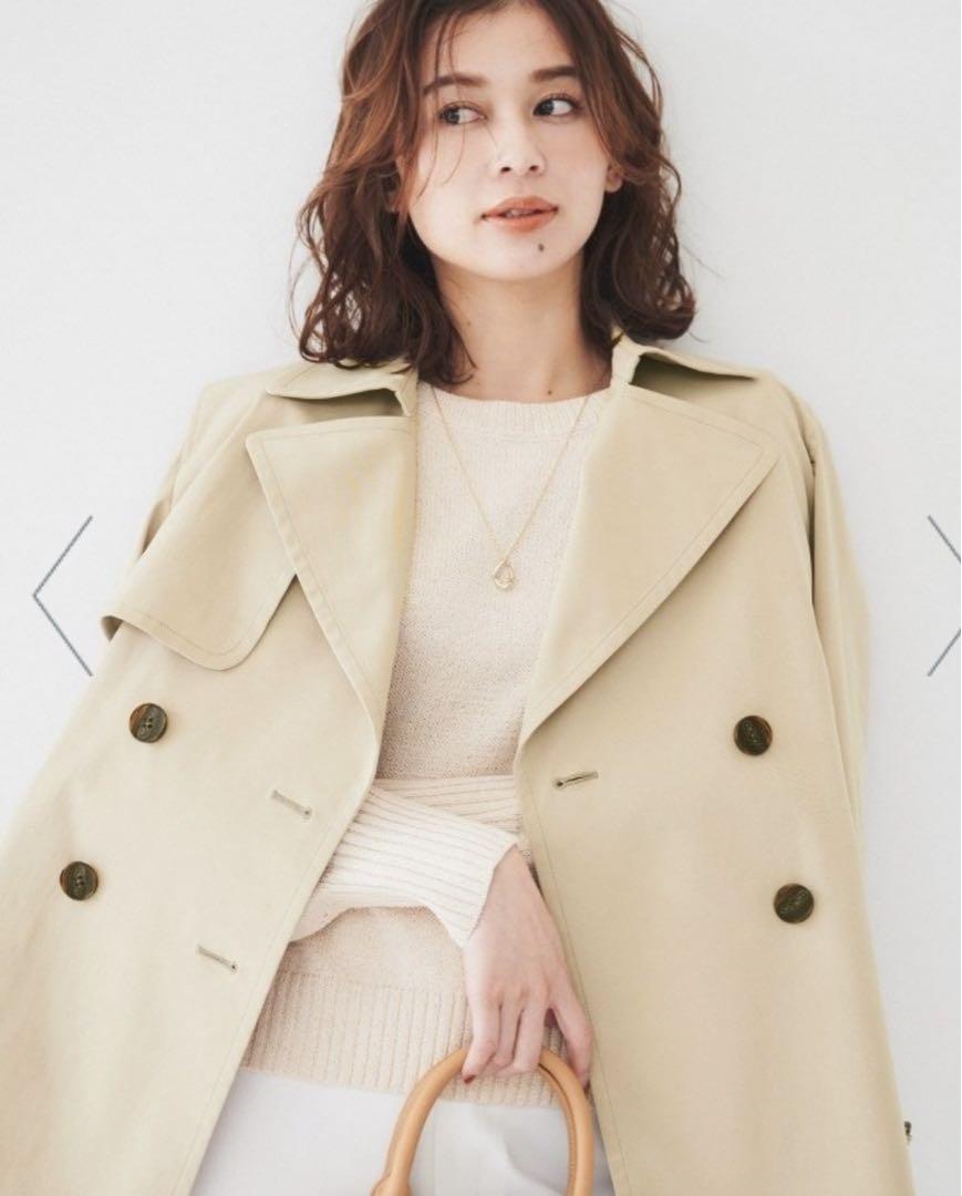 今期・新品　アンタイトル　ショートトレンチコート