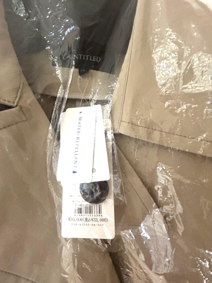 今期・新品　アンタイトル　ショートトレンチコート