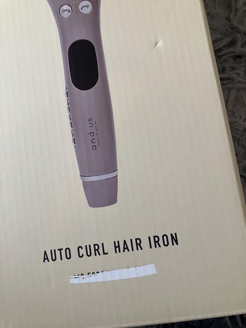 新品未使用オートカールヘアーアイロンand us