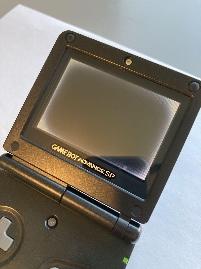 GBASP 【ゲームボーイアドバンスSP 本体】ブラック　＊動作品・液晶難あり