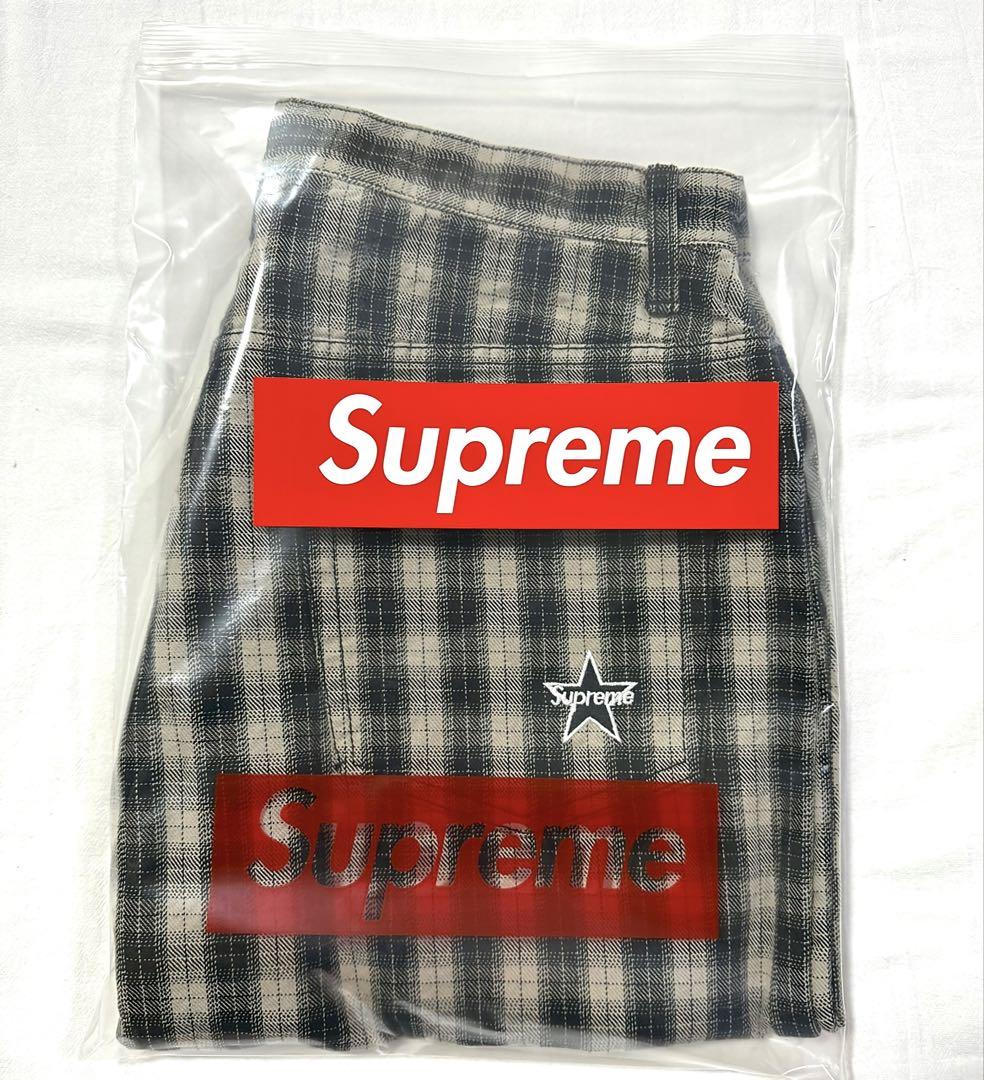 Supreme Plaid Baggy Short 30新品 バギーショーツ