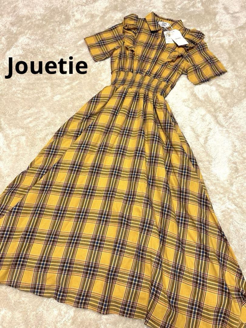 Jouetie ジュエティ ショルダー フリルロングワンピース イエロー M