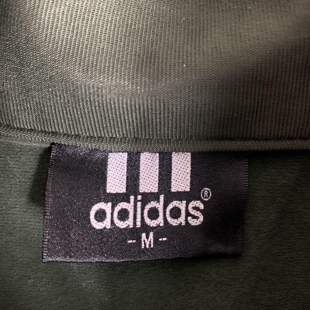 古着 90s アディダス adidas トラックジャケット ジャージ 刺繍ロゴ